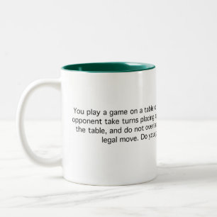 Caneca De Café Em Dois Tons Jogo dos quartos