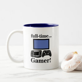 Caneca De Café Em Dois Tons Jogos Gamer Divertido