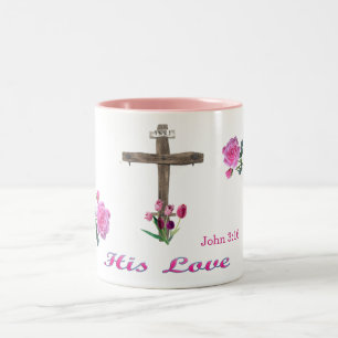 Caneca De Café Em Dois Tons John 3:16