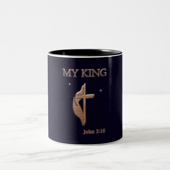 Caneca De Café Em Dois Tons John 3:16 (Centro)
