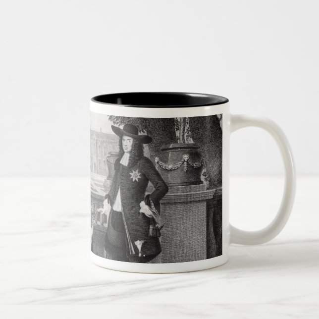 Caneca De Café Em Dois Tons John aumentou Jardineiro do rei (Direita)