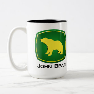 Caneca De Café Em Dois Tons John Bear
