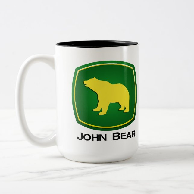Caneca De Café Em Dois Tons John Bear (Esquerda)