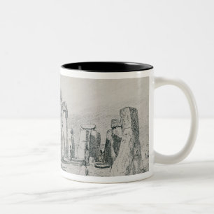 Caneca De Café Em Dois Tons John Constable   Stonehenge, Wiltshire, 1820