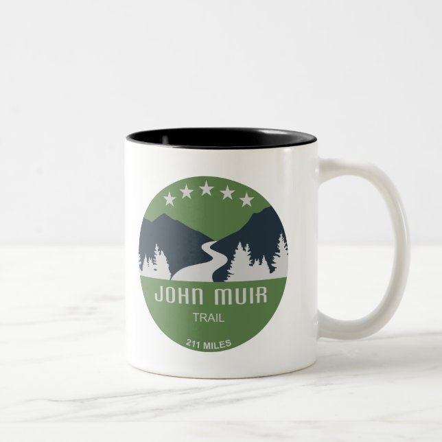 Caneca De Café Em Dois Tons John Muir Trail (Direita)