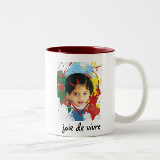 Caneca De Café Em Dois Tons joie de vivre
