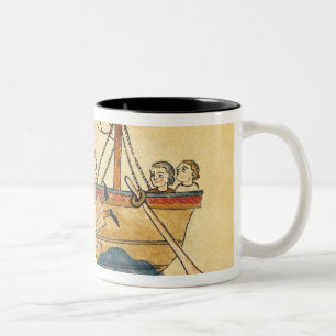 Caneca De Café Em Dois Tons Jonah comido pela baleia