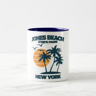 Caneca De Café Em Dois Tons Jones Beach Long Island New York