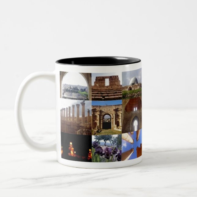 Caneca De Café Em Dois Tons Jordan Collage (Esquerda)