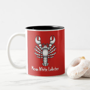 Caneca De Café Em Dois Tons Jordan Peterson Mean White Lobster Man Meme