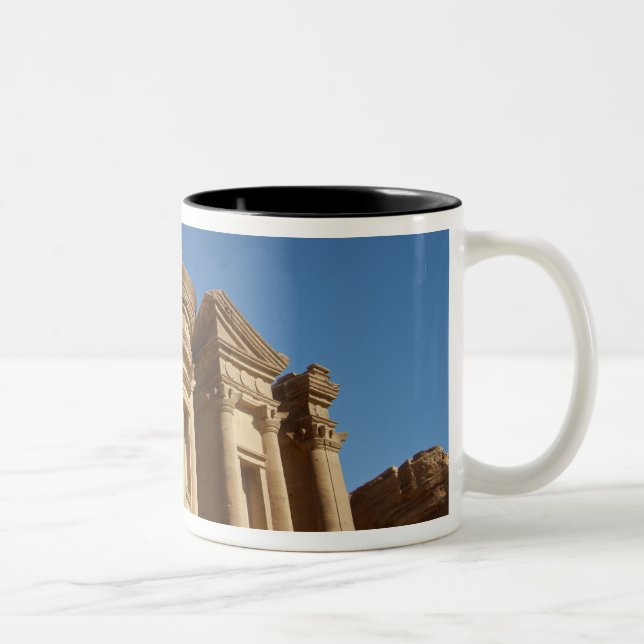 Caneca De Café Em Dois Tons Jordan, Petra, O Monastério, Al Deir.  2 (Direita)