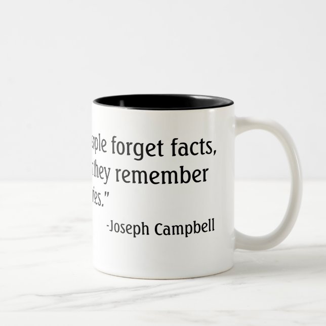 Caneca De Café Em Dois Tons Joseph Campbell Cote (Direita)