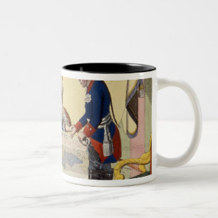Caneca De Café Em Dois Tons Joseph II, Catherine The Great e Frederick II
