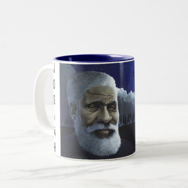 Caneca De Café Em Dois Tons Josiah Henson (Frente Esquerda)