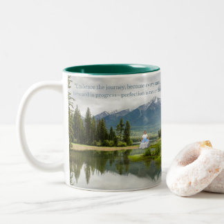 Caneca De Café Em Dois Tons Journey Brew