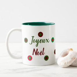 Caneca De Café Em Dois Tons Joyeux Noël