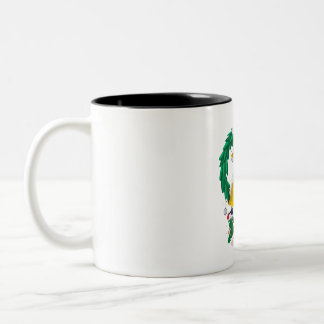 Caneca De Café Em Dois Tons joyeux noël 
