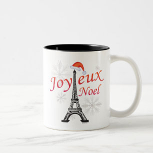 Caneca De Café Em Dois Tons Joyeux Noel