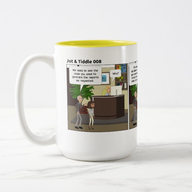 CANECA DE CAFÉ EM DOIS TONS JT008 (Esquerda)