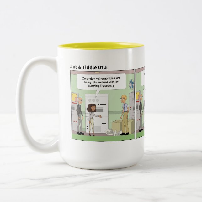 Caneca De Café Em Dois Tons JT013 Mug (Esquerda)