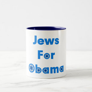 Caneca De Café Em Dois Tons Judeus Por Obama Mugs