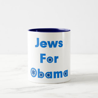 Caneca De Café Em Dois Tons Judeus Por Obama Mugs