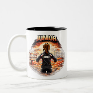 Caneca De Café Em Dois Tons Junior Coach Mug - Gymnastics Gift