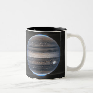 Caneca De Café Em Dois Tons Júpiter no Infravermelho, James Webb Space Telesco
