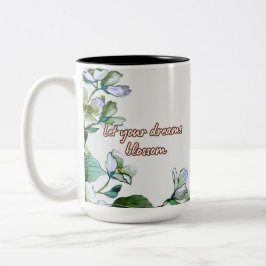 Caneca De Café Em Dois Tons Jusmin Dream Blossom