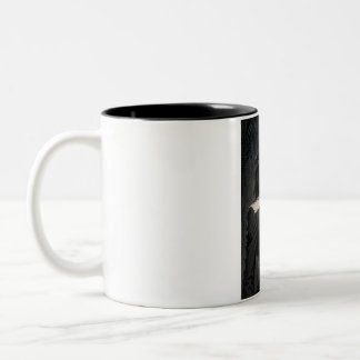Caneca De Café Em Dois Tons Justiça Tarot Arte Gótico Anime — Iseult Vale Dark