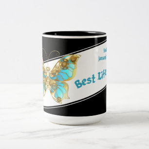 Caneca De Café Em Dois Tons JW Personalizado Baptism Keepsasaet Gift Coffee Mu