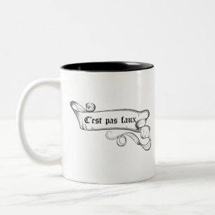 Caneca De Café Em Dois Tons Kaamelott não é falso