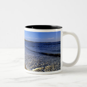 Caneca De Café Em Dois Tons Kaanapali Beach, Maui, Havaí, EUA