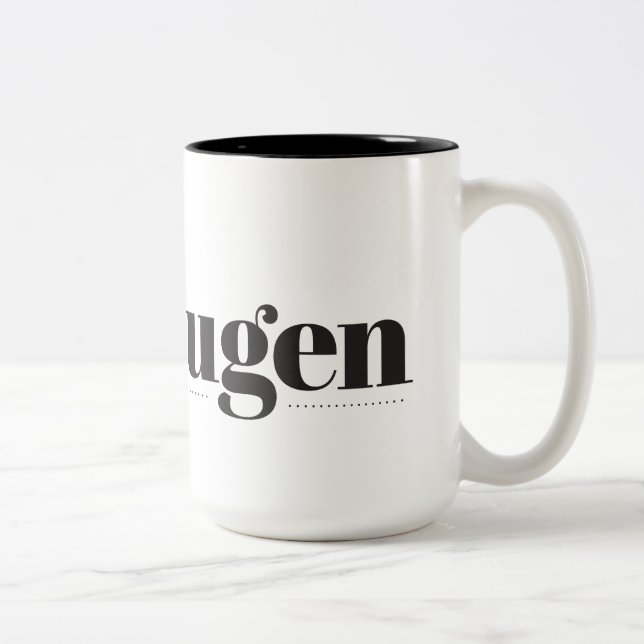 Caneca De Café Em Dois Tons Kaffesugen - Mug de café com duas tonalidades (Direita)