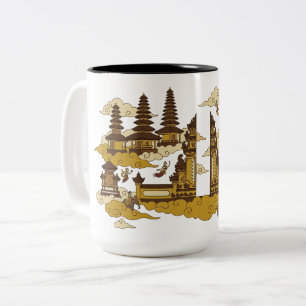 Caneca De Café Em Dois Tons Kahyangan/Céu