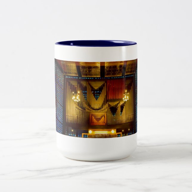 Caneca De Café Em Dois Tons Kaiser Wilhelm - Órgão da Igreja Memorial (Centro)