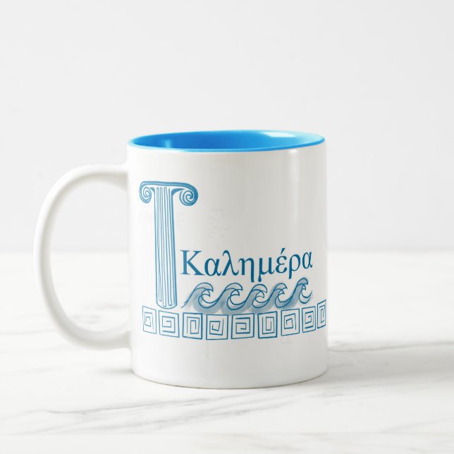 Caneca De Café Em Dois Tons Kalimera Mug (Esquerda)