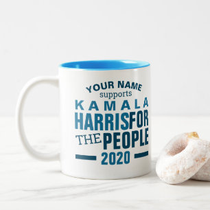 Caneca De Café Em Dois Tons Kamala Harris 2020 para as pessoas da campanha do
