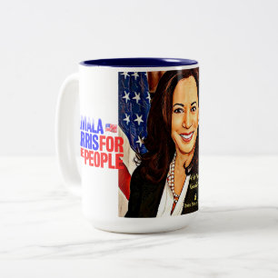 Caneca De Café Em Dois Tons Kamala-Harris-47th-presidente-EUA_