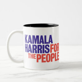 Caneca De Café Em Dois Tons Kamala Harris para o Presidente 2024