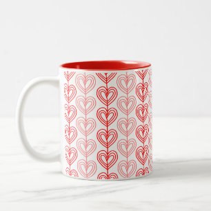 Caneca De Café Em Dois Tons Kandinsky Staggered Namorados