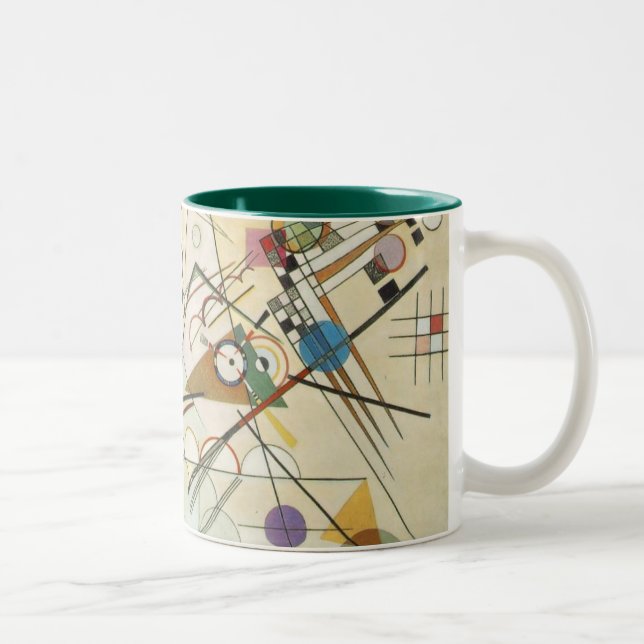 Caneca De Café Em Dois Tons Kandiskyy (Direita)