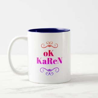 Caneca De Café Em Dois Tons Karen