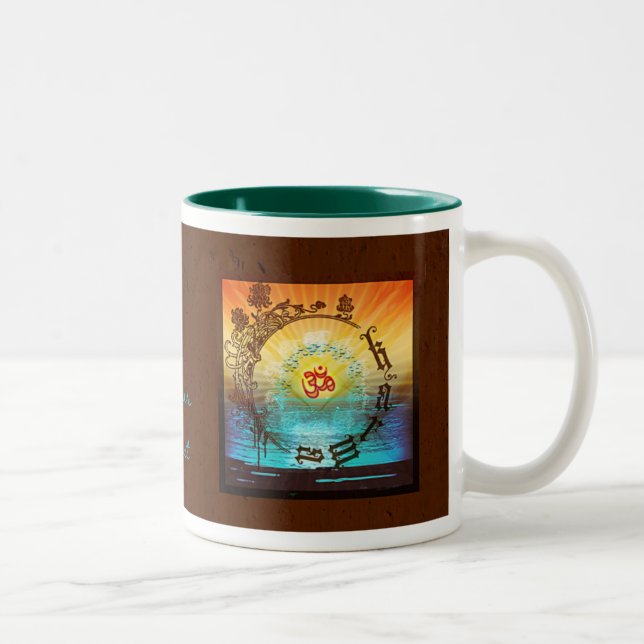 Caneca De Café Em Dois Tons KARMA - Mug, Taça (Direita)