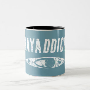 Caneca De Café Em Dois Tons Kayak Addict