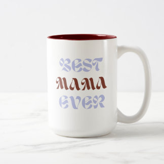 Caneca De Café Em Dois Tons Kaye e Verão Melhor Mãe de Todos os Tempos
