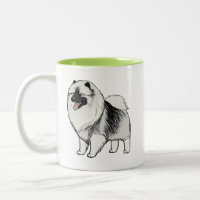 Keeshond Cartoon Dog | Cute Keesie