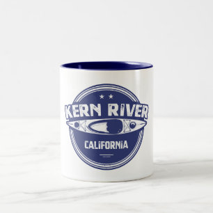 Caneca De Café Em Dois Tons Kern River California Kayaking