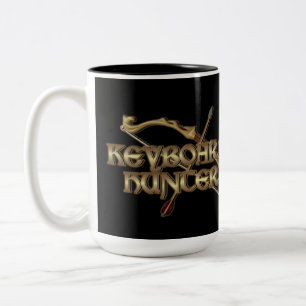 Caneca De Café Em Dois Tons Keyboard Hunter MMORPG Mug
