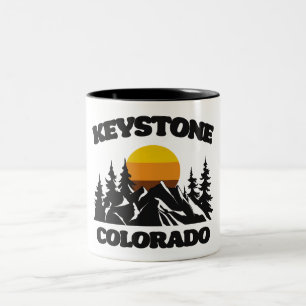 Caneca De Café Em Dois Tons Keystone,Colorado